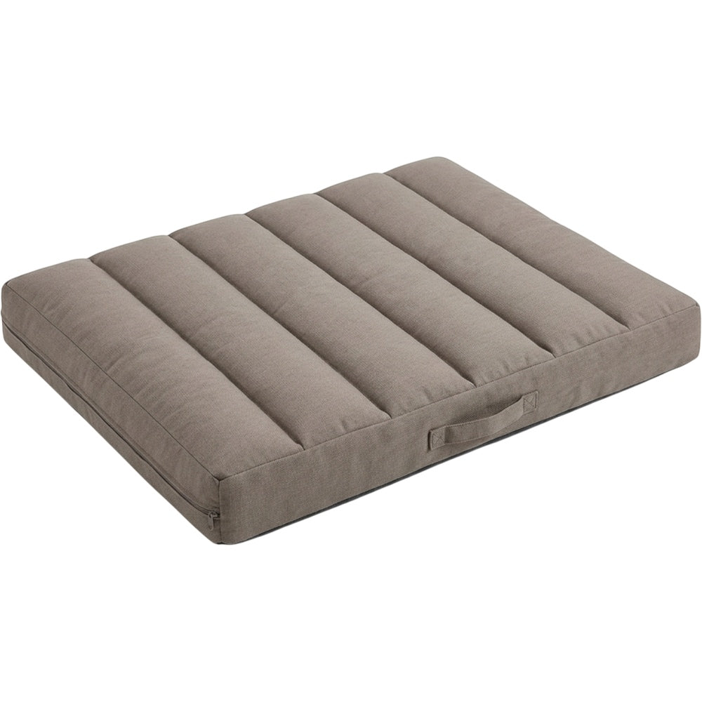 Jwyvp Large Reversible Channel Cushion Dog Bed Taupe Charcoal 110 cm - Product view