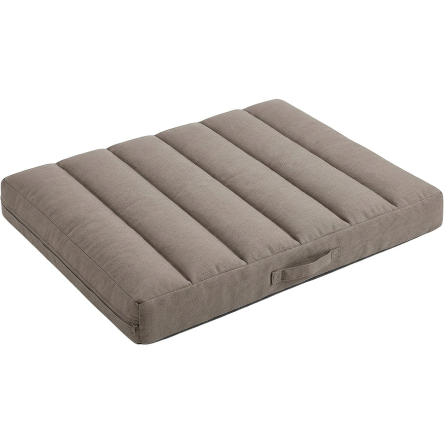 Jwyvp Large Reversible Channel Cushion Dog Bed Taupe Charcoal 110 cm